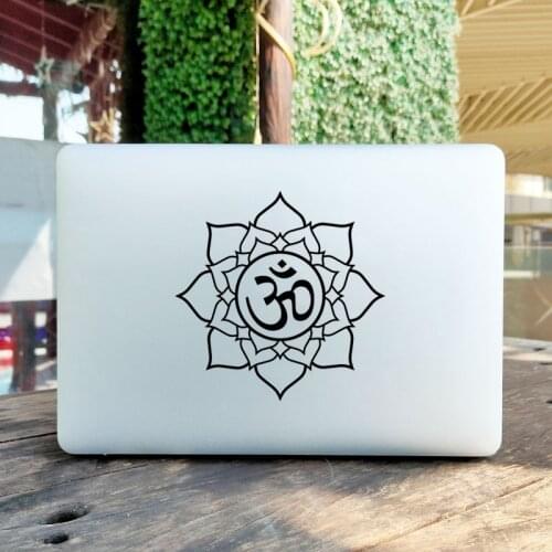Mandala Flower Yoga Laptop Sticker for MacBook Pro 16" Air Retina 11 12 13 15 inch Mac Book Skin 14" Asus Mi Notebook Case Decal