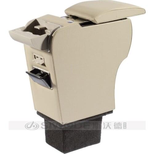 Free Punch for NV200 High with Dedicated Armrest Car Special Armrest Genuine Wooden Armrest Box with USB Hand Box