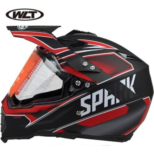 WLT Dirt Bike Motocross Helmets Sun Glasses ATV MTB Off road Moto Helmets Men Full Face Motorcycle Helmet Anti-UV Visor