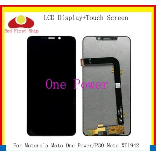10Pcs/lot LCDs For Motorola P30 Note XT1942 LCD Display Touch Screen Digitizer Assembly for Moto One Power LCD Replacement
