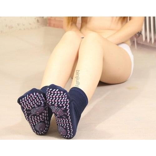 Tomalin Hot Self-Heating Health Care Therapy Comfortable And Breathable Massager Winter Warm Foot Care Socks b0141