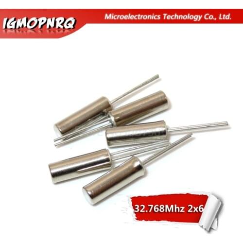 10PCS 32.768k 2*6 32.768 32.768Mhz 2x6 igMopnrq Quartz Crystal Resonator Passive Oscillator HC 49S New HC-49S