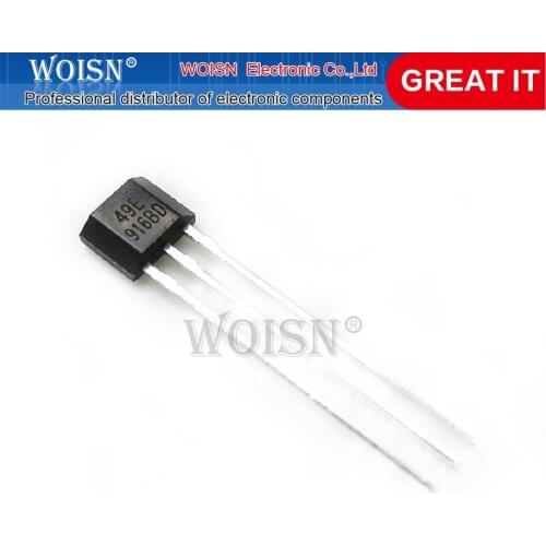 10PCS 49E Hall element SS49E OH49E Hall sensor Hall Effect Sensor new In Stock