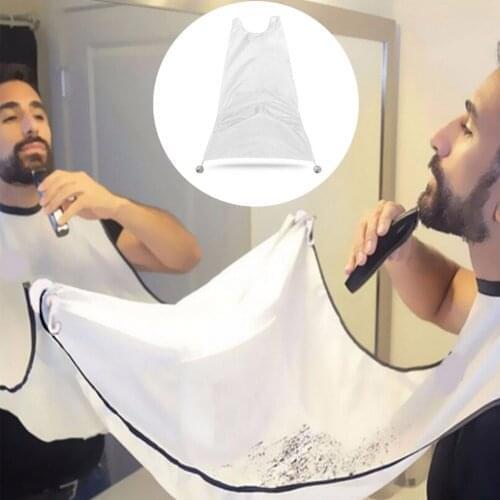 10 PCs Hot Sale Beard Apron Gather Cloth Bib Facial Hair Trimmings Shave Catcher Cape Sink Adult waterproof hair scarf cloth