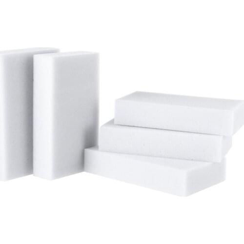 2020 New 10pcs/lot 100*60*20mm Sponge Eraser Melamine Cleaner Eco-Friendly White Kitchen Magic Eraser Melamine Sponge Magic