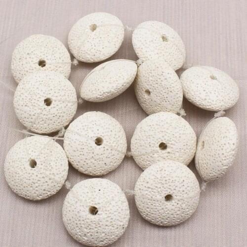 26mm White Volcanic Lave Stone Round Loose beads 15",Min.Order $10,we provide mixed wholesale for all items