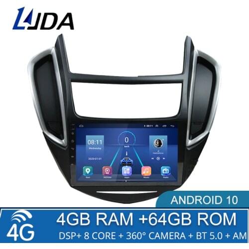 4G+64G DSP Android 10 Car Multimedia Player For Chevrolet Trax 2014 2015 2016 2 Din Car Radio GPS Navi Stereo WiFi Octa Core
