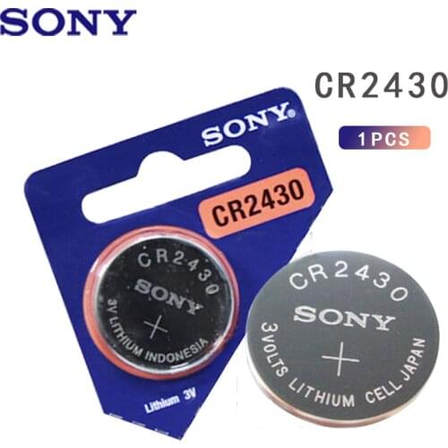 Original Sony CR2430 CR 2430 Button Coin Batteries DL2430 BR2430 KL2430 3V Lithium Battery For Watch Toy hearing aids