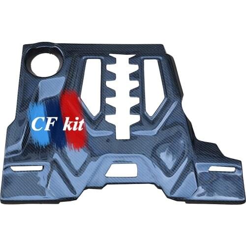 CF Kit Car Hood Real Carbon Fiber Fit For BMW F90 M5 Protective Bonnet Spoiler Car Styling