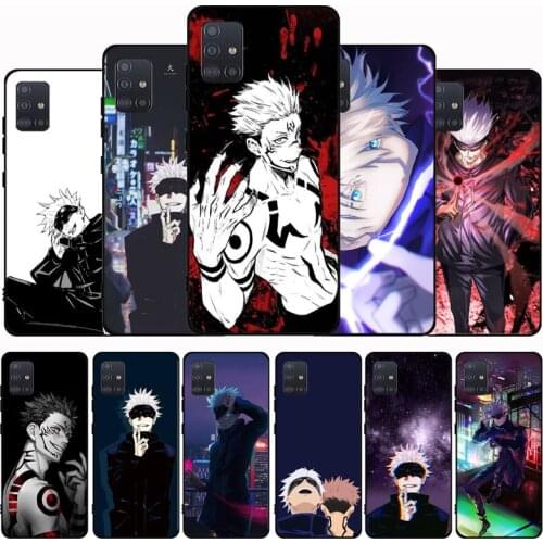 Jujutsu kaisen comic horror anime Black Phone Case For Samsung M21 M31S M41 M51 M10 M20 M30S M40 A7 A8 A9 2018 A12 A80