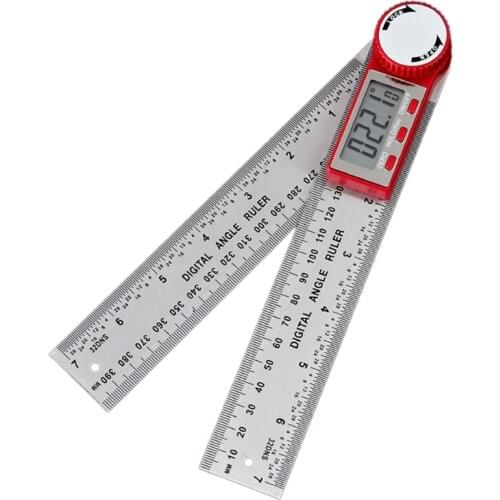 Digital Angle Ruler Meter 0-200mm 0-300mm 0-500mm Ruler Inclinometer Electron Goniometer Protractor Angle Finder Scale Measuring