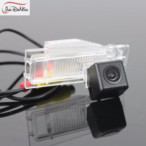 JanDeNing HD CCD Car Rear View Parking/ Backup Reverse Camera/License Plate Light OEM WaterProof For Fiat Ottimo 2014 2015