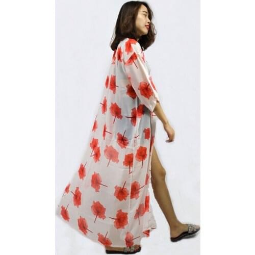 Kimono cardigan Womens tops and blouses Japanese style streetwear female women tops summer 2019 long shirt female AA001