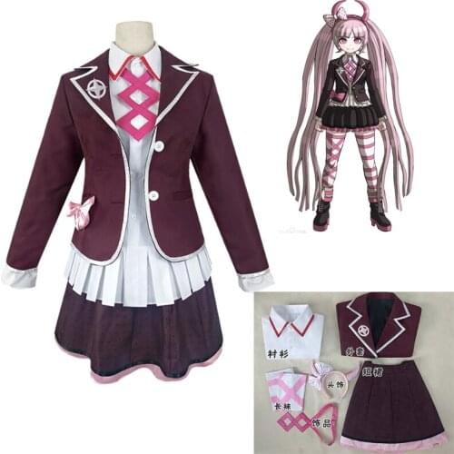 Anime Danganronpa Another Episode: Ultra Despair Girls Utsugi Kotoko Cosplay Costume