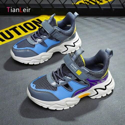 2021 Summer Kids Sneakers For Boys Breathable Mesh Sports Shoes Fashion Comfortable Casual Children Shoes Chaussure Enfant