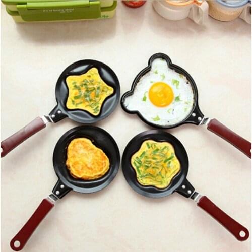 Mini Egg Pancake Frying Pan Cute Creative Kitchen Tool Cooker Non-Stick Pot Frying Egg Cooking Tools Kitchen Accessories Gadget