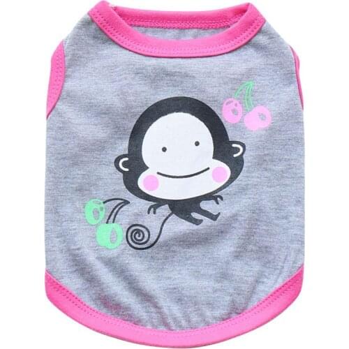 Cartoon Accessoires Chien Cheap Dog Clothes Cute Dog Clothes Dog Clothing Summer Yorkshire Terrier Chihuahua Tshirt Puppy Vest