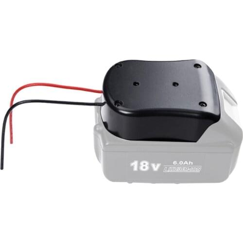 New For Makita Adapters 18V Battery Power Connector Adapter Dock Holder With 14 Awg Wires Connectors Power