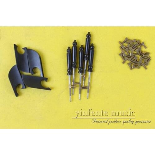 New violin bow parts,1 set Baroqu Top grade violin bow ebony frog