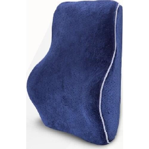 Memory Foam Back Pillow for Office Chair Thickened Design Support Waist Reduce Pain Care Lumbar Spine Orthopedic Back Cushion