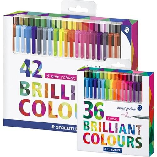 STAEDTLER 15/30/36/42 color graffiti painting pen hand account essential Mark pen stroke fiber line drawing pen