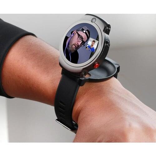 DM28 1.6'' 360 Degree Dual Camera Face Unlock 3GB RAM 32GB ROM IP67 Best Programmable 4G Android Smartwatch With SOS Button