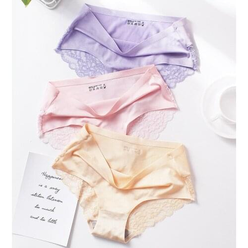 Sexy Underwear Panties Lace Seamless Women Briefs Knickers Soft Lingerie Underpants Breathable Tangas Bragas