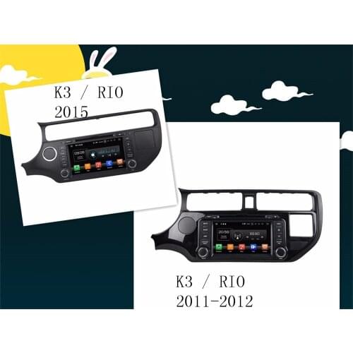 Octa Core 8 core Android 9.0 Car Radio DVD player GPS for for Kia K3 Rio 2011-2012 or 2015 4G RAM 64G ROM NAVIGATION