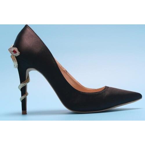 WOSHI Leather Pumps