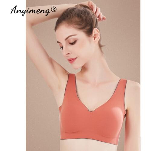 Kawaii Bra Women 1/2 Cup ABC Bralette Top France Style Seamless Padded Lady Bras Girl Comfortable Lingeries No Buckles Underwear