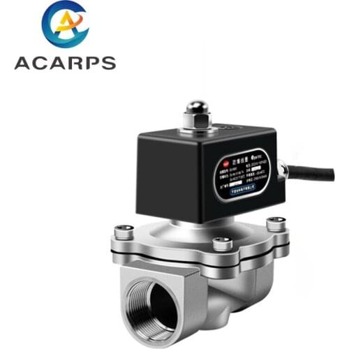 1" Explosion Proof Solenoid Valve Stainless Steel Normally Closed 220V Natural Gas Valve