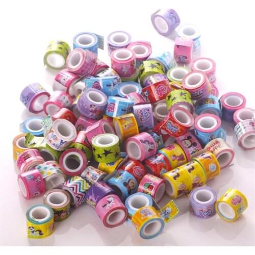 12mmx2.3mx90pcs tapes color Dividing Stickers border masking adhesive paper washi tape DIY Scrapbooking Hand account