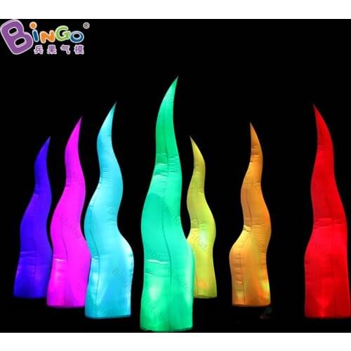 2.5m high Inflatable flame shape lighting tube for party events -inflatable toy
