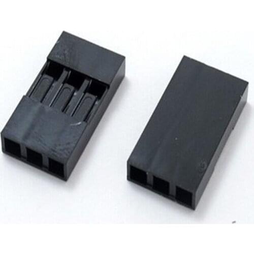 500PCS/Lot 3Pin Dupont Plastic Shell /plug Dupont jumper Female Wire Cable Housing connector 2.54mm 3P