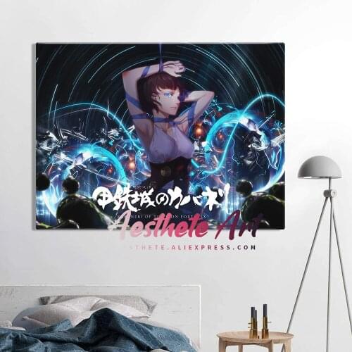 Mumei Koutetsujou no Kabaneri Anime Home Decor Canvas Posters Prints Decoration Art Wall Pictures Living Room Painting