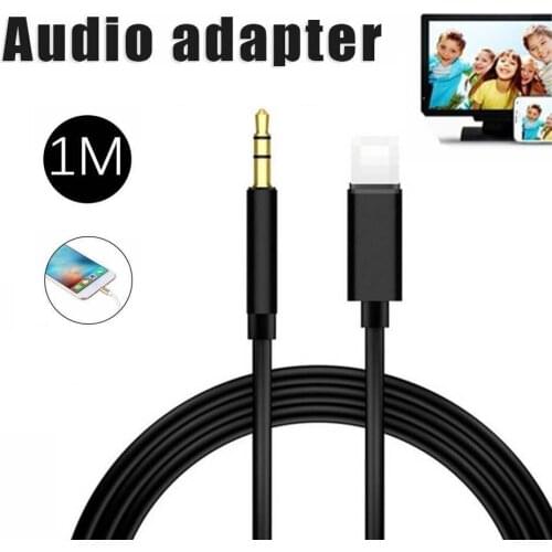 Adaptador de Audio para auriculares de coche, convertidor de Cable auxiliar macho para iPhone a 3,5mm, para iPad, iPhone 12, 11
