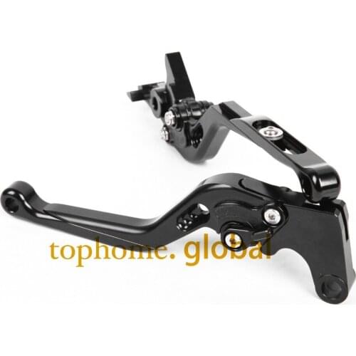 Black Motorbike Accessories CNC Foldable&Extendable Brake Clutch Levers For Kawasaki ZX6R ZX636R ZX6RR 2000-2004 2001 2002 2003