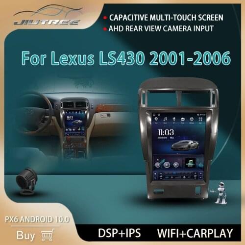 PX6 Android car DVD Radio GPS navigation For Lexus LS430 2001-2006 Video BT Navigation 2 Din multimedia player carplay