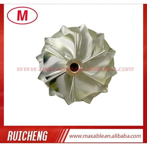 GT28 47.10/61.98 mm 6+6 blades high performance turbocharger billet/milling/aluminum 2618 compressor wheel