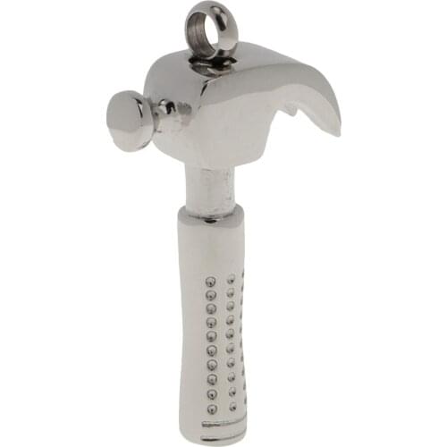 Memorial Jewelry Hammer Cremation Keepsake Pet Ash Urn Pendant for Necklace