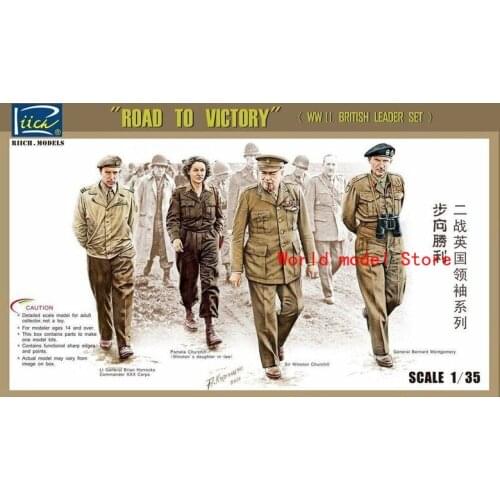 Riich Models RV35023 1/35 "Road To Victory" WWII British Leader Set