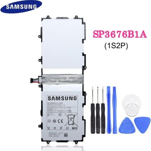 Original Tablet Battery SP3676B1A For Samsung Galaxy Tab 10.1 S2 N8000 N8010 N8020 N8013 P7510 P7500 P5100 P5110 P5113 7000mAh
