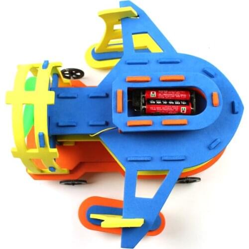 Science toys Electric Eva Puzzles Science Equipment Diy Puzzle Educational Toys Aerodynamic Ship Amphibious Arranged Ships