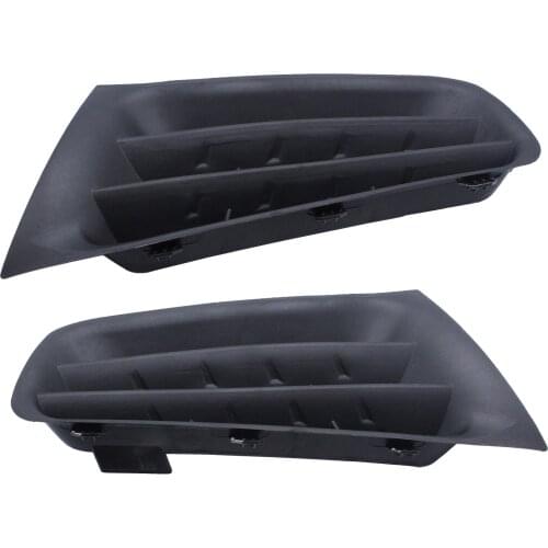 Front Bumper Grille 2PCS Left and Right Black Car Front Grille Heat Resistant Plastic for Renault Megane MK2 1990-2005