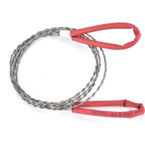 Manual Hand Steel Rope Chain Saw Practical Portable Emergency Survival Gear Steel Wire Kits Travel ToolsOutdoor Camping Hiking
