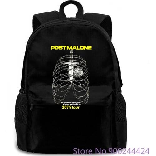 BEST Post Malone Beerbongs & Bentleys Tour 2020 Black Hip Hop women men backpack laptop travel school adult student