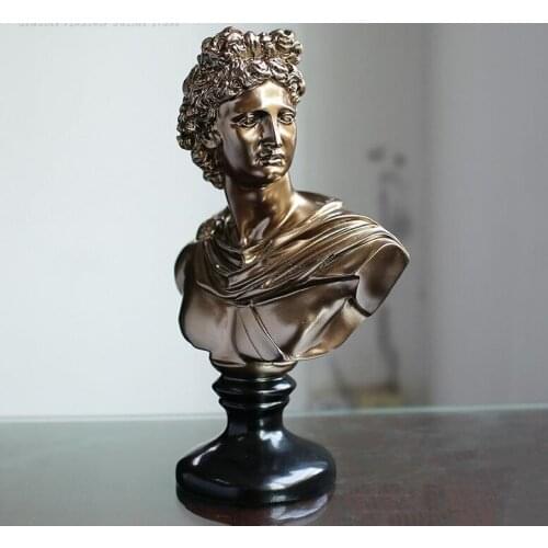 David series imitation of copper sculpture,home decoration handwork