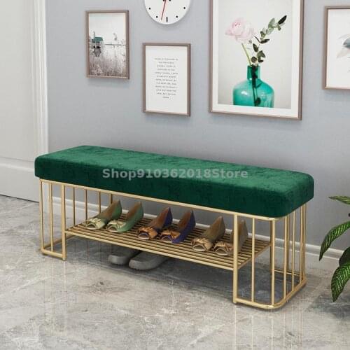Nordic Shoe Changing Stool At The Door Of Household Shoe Wearing Stool Bench Can Sit Shoe Cabinet Rack In The Door Sofa Stool Li