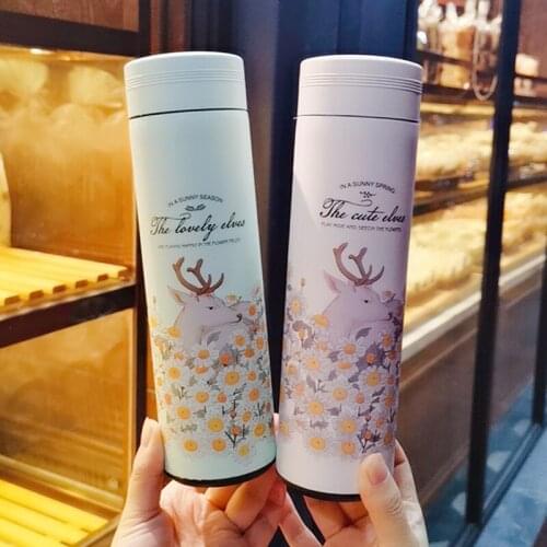 480mL Sport Tea Thermos Hot Water Bottle 304 Stainless Steel With Tea Septum Vacuum Flask Coffee Mug Insulated Cup