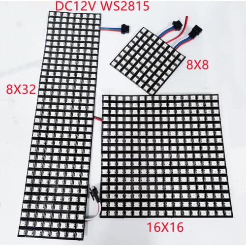 16x16 8x32 8x8 led Pixels WS2812B PANEL Digital Flexible SK6812 LED light beads Panel Individually addressable Dream Color DC5V